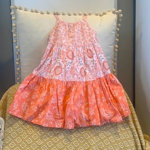 Pink flowery dress old navy 2T